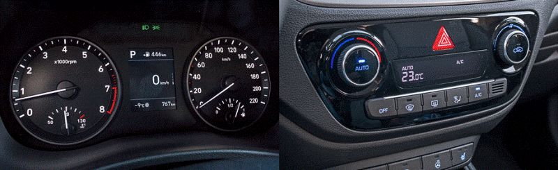 Приборная панель Hyundai Solaris нового поколения Хендай Солярис 2017 новый кузов цена