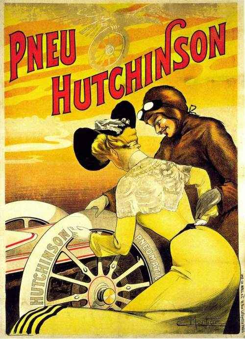 Скорость автомобиля и шины Hutchinson по закону Ernest Montaut скорость автомобиля изменяется