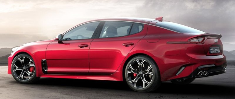 Экстерьер Kia Stinger фотографии киа стингер